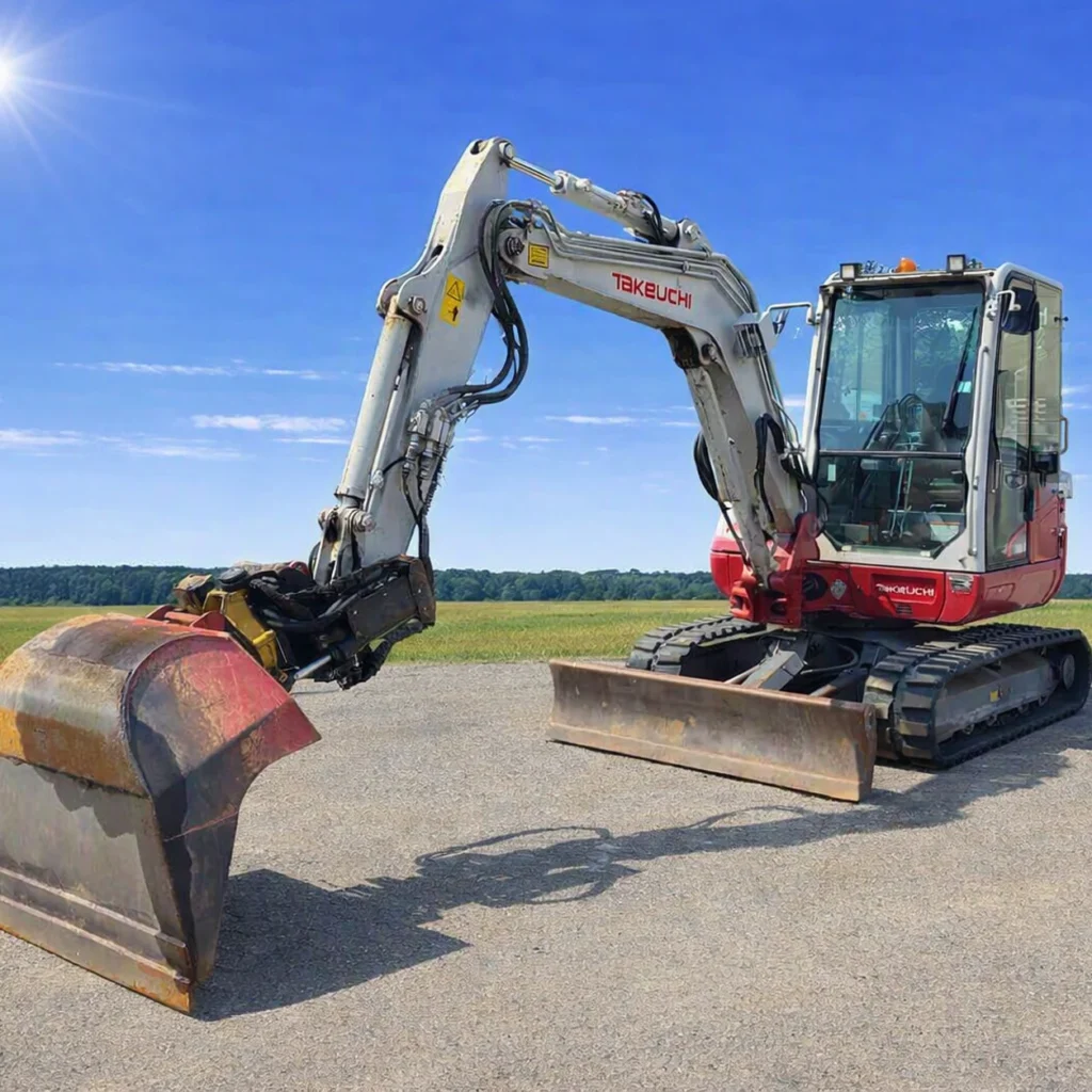 Takeuchi TB240 Engcon Rotortilt